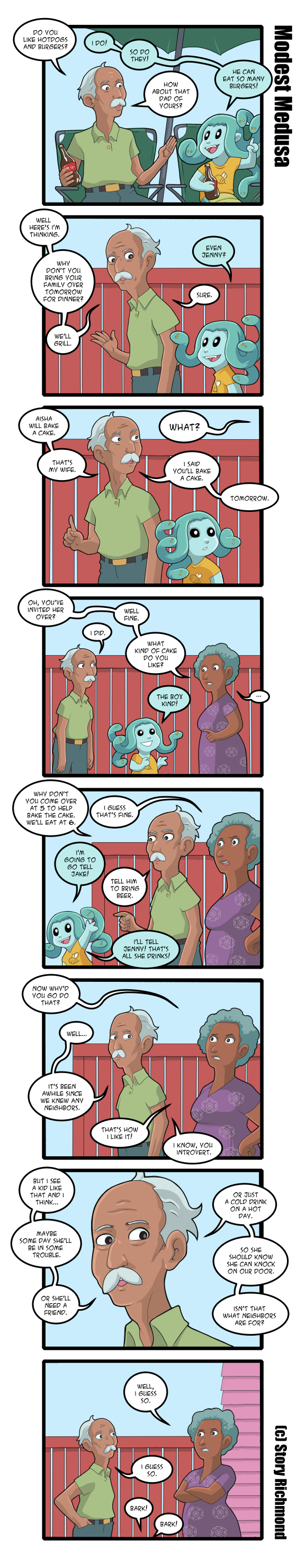 Here comes the neighborhood!